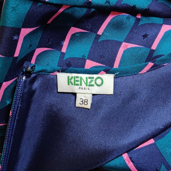 Kenzo Silk Mini Dress - Picture 5 of 5